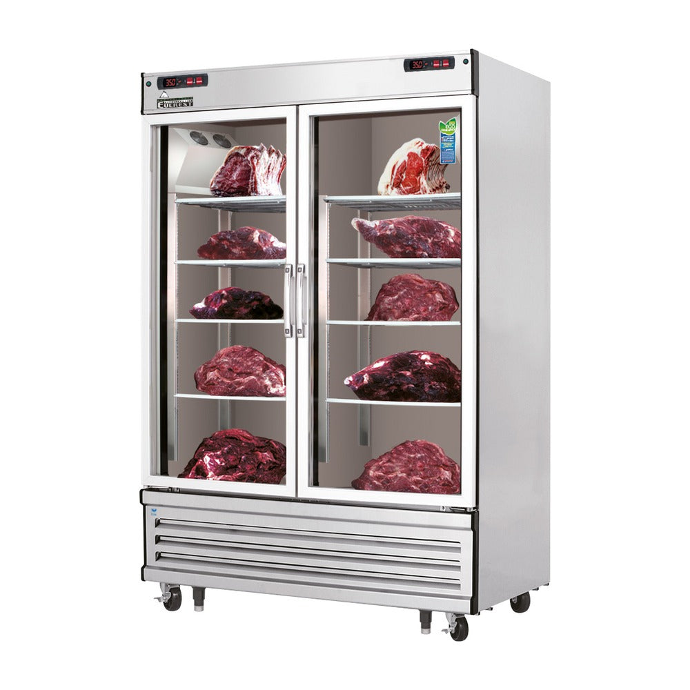 Everest 2 Door Bottom Mount Stainless Steel Dry Ager & Thawing Refrigerator, 54 1/8", 50 cu. ft.