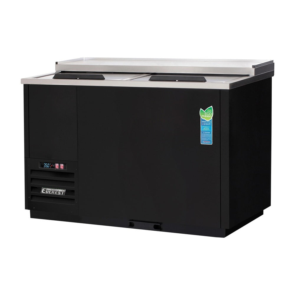 Everest 2 Lid Bottom Mount Chiller, 50" - Black Exterior, 15 cu. ft.