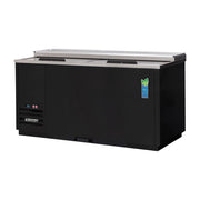 Everest 2 Lid Bottom Mount Chiller, 65" - Black Exterior, 21 cu. ft.