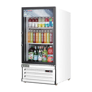 Everest 1 Door Bottom Mount White Refrigerator Merchandiser, 8 cu ft