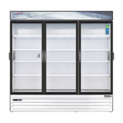 Everest 3 Door Bottom Mount White Chromatography Refrigerator (Swing Door), 69 cu ft