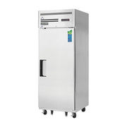 Everest 1 Solid Door Top Mount Stainless Steel Reach-In Refrigerator, 29 1/4", 23 cu. ft.