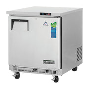 Everest 1 Solid Door Back Mount Stainless Steel Undercounter Laboratory Refrigerator, 27 1/2", 7.5 cu. ft.