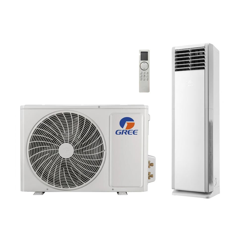 Gree All Match 36,000 Btu 21 SEER2 R-32 Single Zone Ductless Floor-Standing Mini Split Heat Pump System