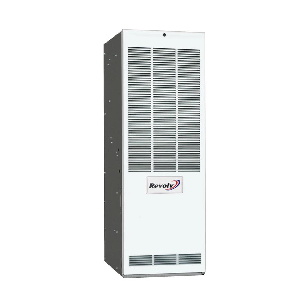 Revolv 77,000 Btu 80% Afue Mobile Home Front Return Downflow Gas Furnace without Coil Cabinet (R-454B Compatible)