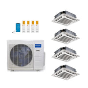 MRCOOL 36,000 Btu 24 SEER2 Olympus 4th Gen 4-Zone Ductless Mini Split System with 1-Way Ceiling Cassette - 9K-9K-12K-18K (Not DIY)