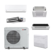 Mitsubishi 20,000 Btu 20 SEER2 Multi Zone Ductless Mini Split Heat Pump Condenser (Build-Your-Own System)