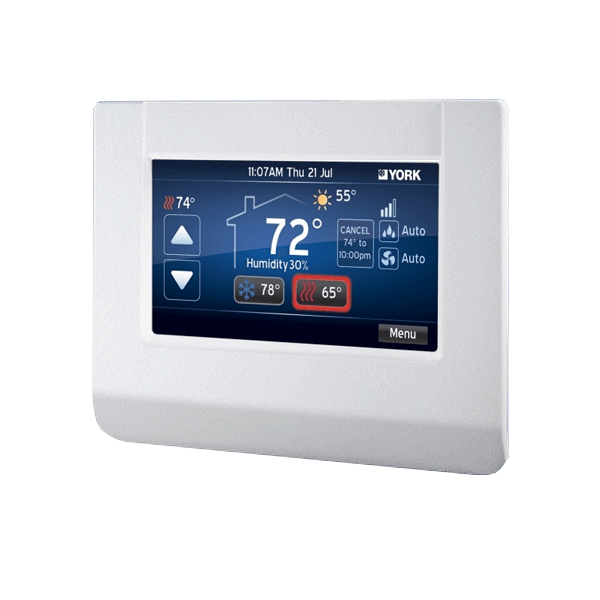 York Touch Screen Communicating Control Thermostat