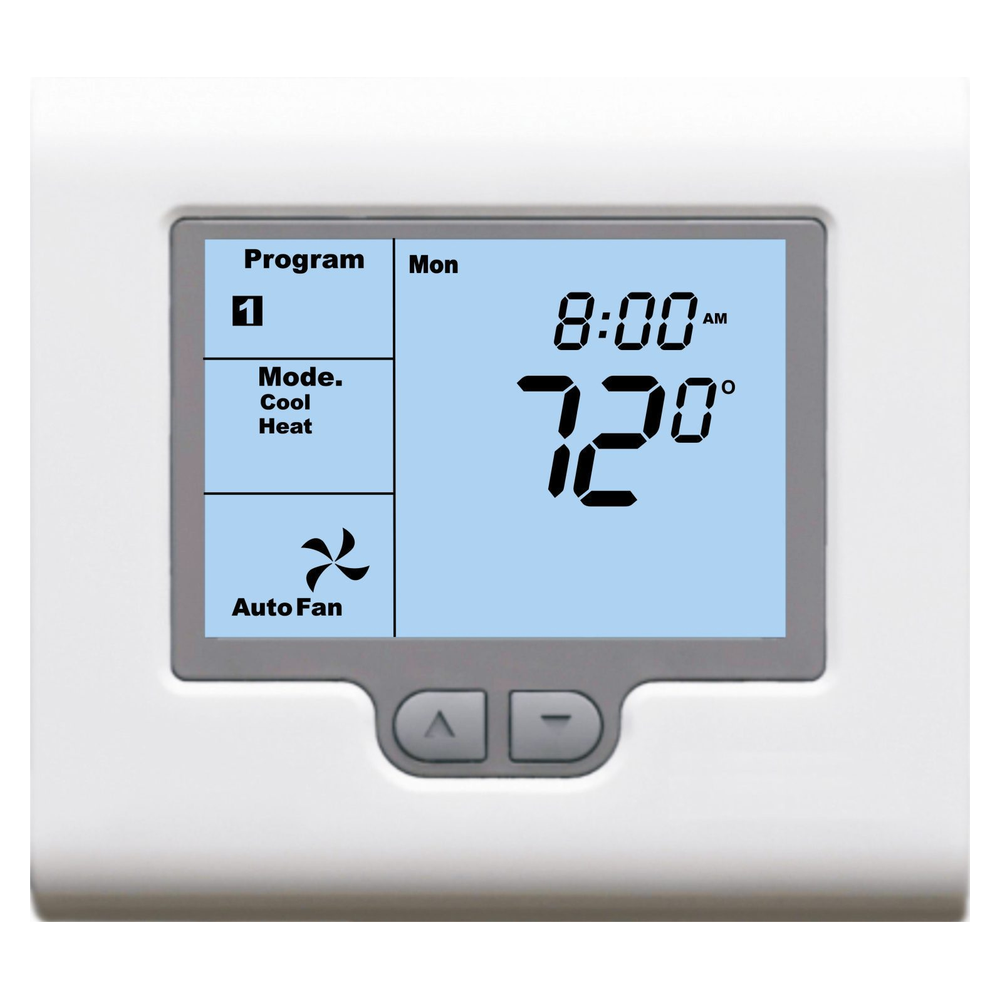 iO HVAC Controls SC-T32-P Comfort System Universal 7-Day Programmable Thermostat (3H/2C)