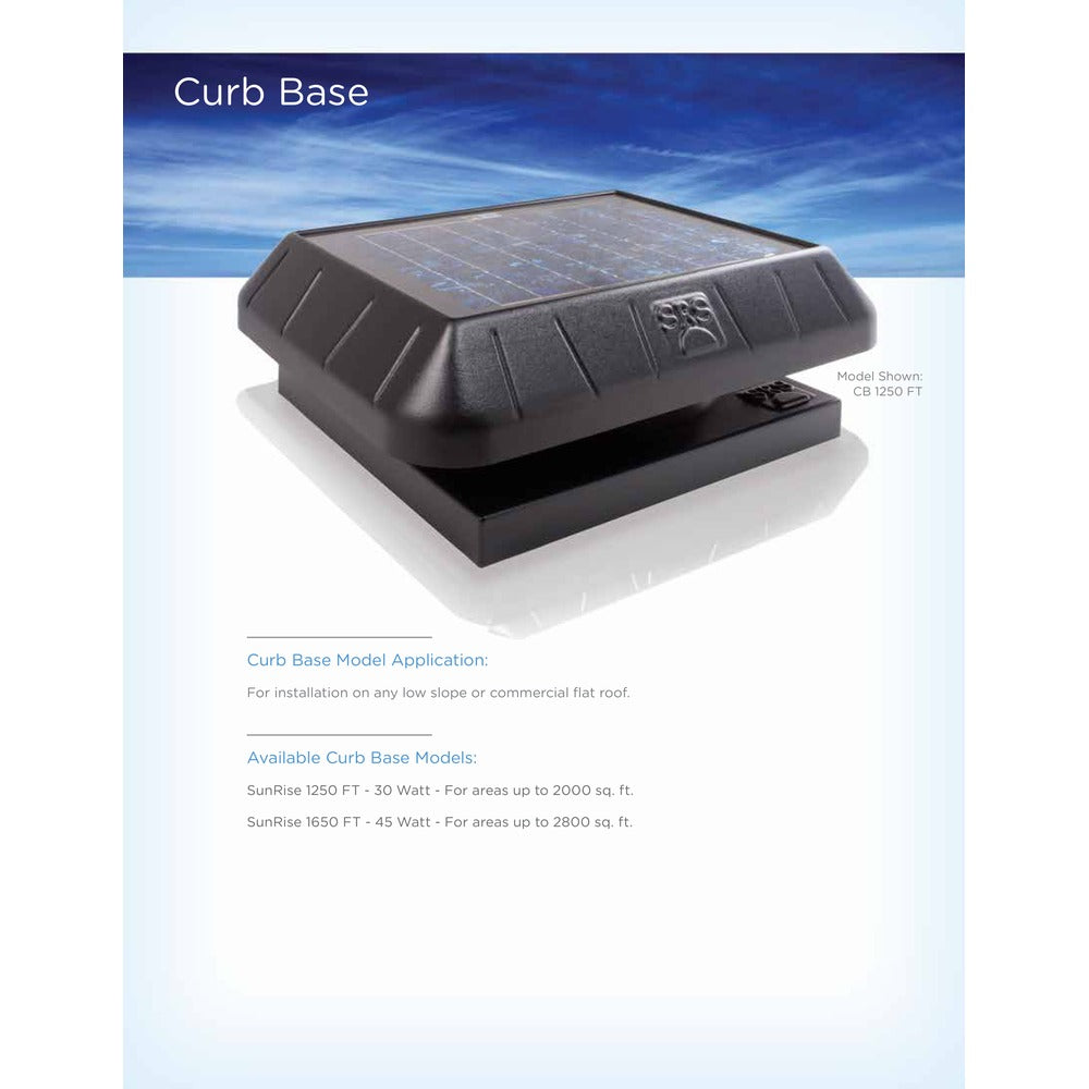 SunRise Replacement Curb Base Roof Flashing