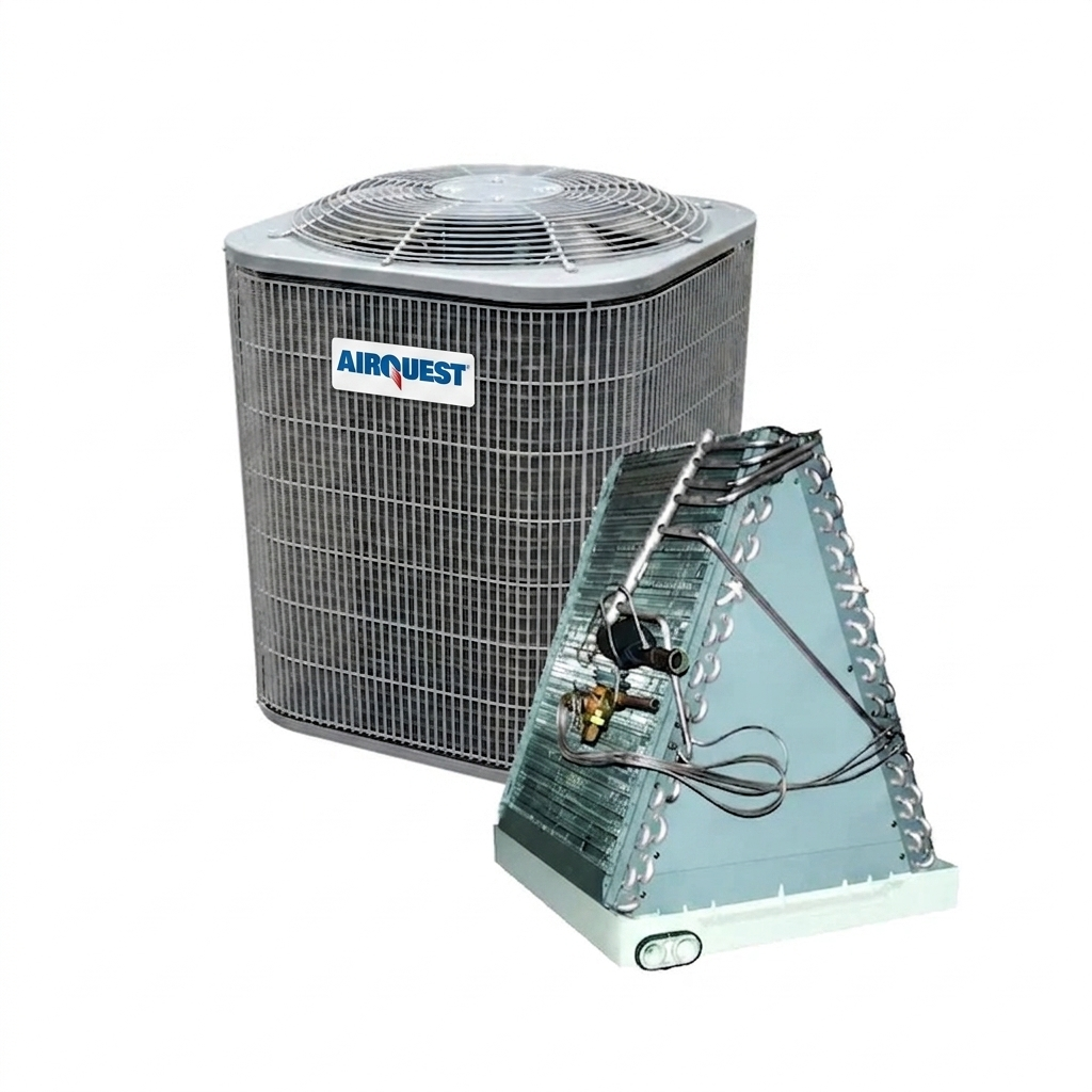 Airquest 2 Ton 14.3 SEER2 R-454B Mobile Home Air Conditioner Condenser and Coil Split System