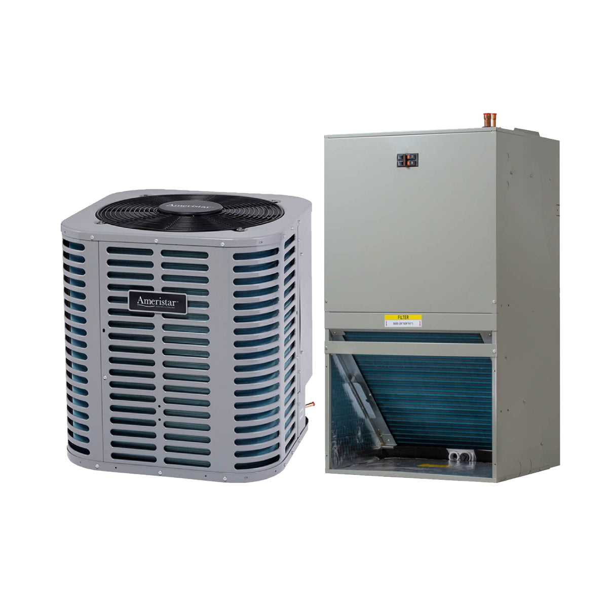 Ameristar by Trane 2 Ton 14.3 SEER2 Air Conditioning System (Front Return) w/5Kw Heater
