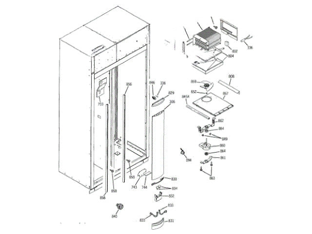 GE Freezer 10-247/8 Phil P-Head Tap WR01X10051