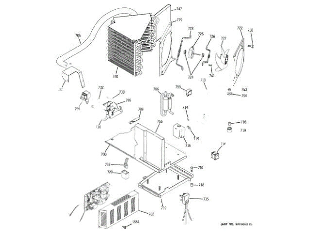 GE Freezer Screw WR1X1826