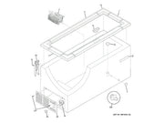 GE Freezer Support Latch WR02X10080