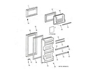 GE Freezer Name Plate WR04X10036