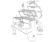 GE Freezer Handle Kit WR12X1096