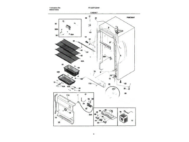 Frigidaire Freezer Mounting Bracket-Alarm 08016369