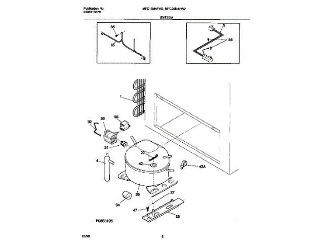 Frigidaire Freezer Screw-Support 08016776