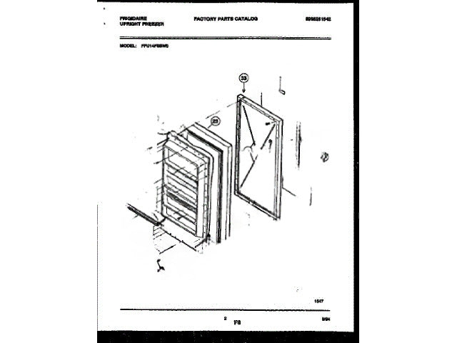 Frigidaire Freezer Wire-Door Adjustmnt 08037953