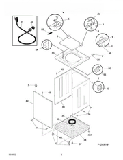Frigidaire Dishwasher Bumper-Hinge 131433300