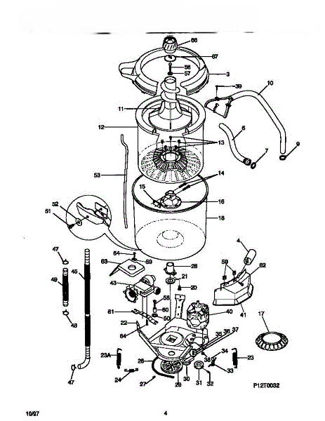 Frigidaire Washer/Dryer Combo Shield-Pump 131494300