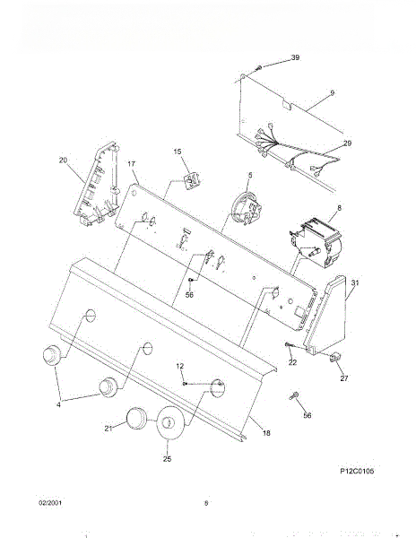 Frigidaire Trimplate DW/GWS445RHS 134013100