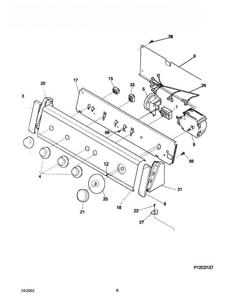 Frigidaire Trimplate GBA1YRSF 134068700