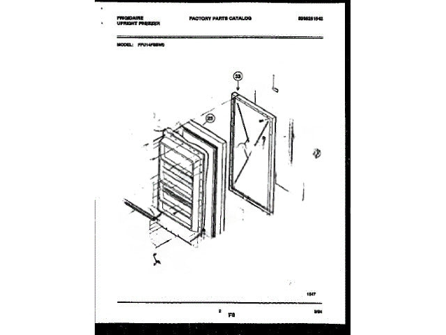Frigidaire Freezer Panel-Inner-White 216048711