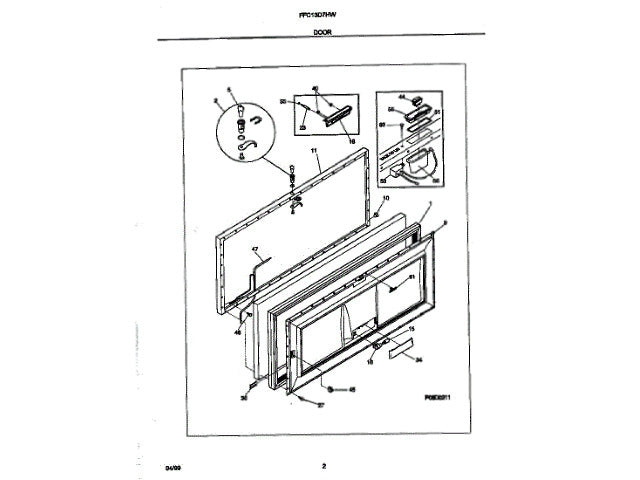 Frigidaire Freezer Panel-Inner Door, Frzr 216056800
