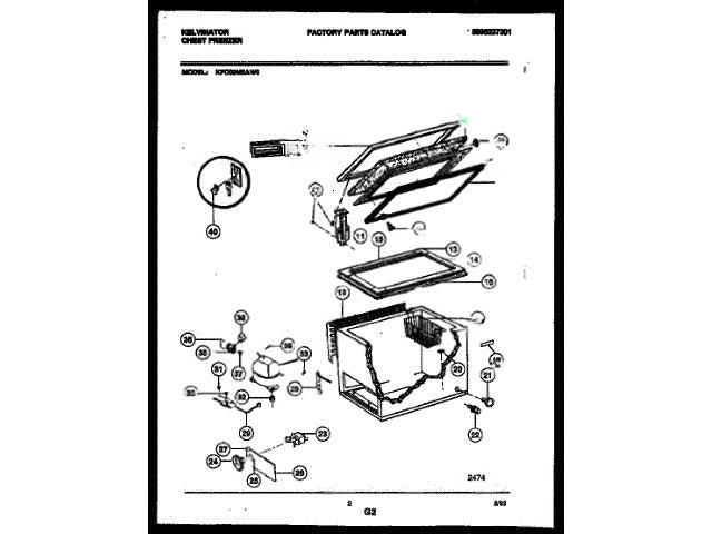 Frigidaire Freezer Panel-Inner-White 216062202