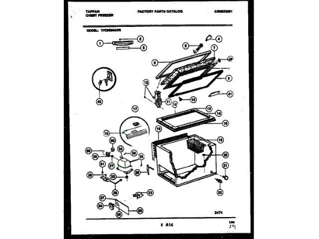 Frigidaire Freezer Plug-Drain, White 216073904
