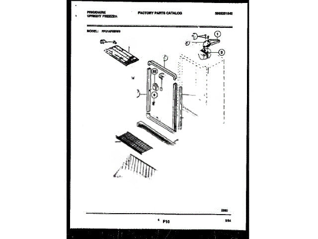 Frigidaire Freezer Breaker-Lock Side 216108701