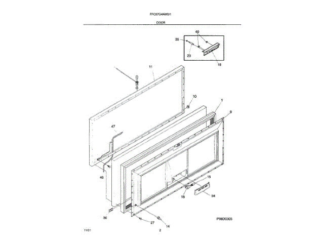 Frigidaire Freezer Panel-Lid 216113126