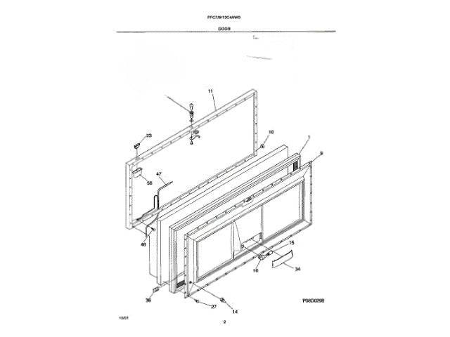 Frigidaire Freezer Panel-Lid 216113127