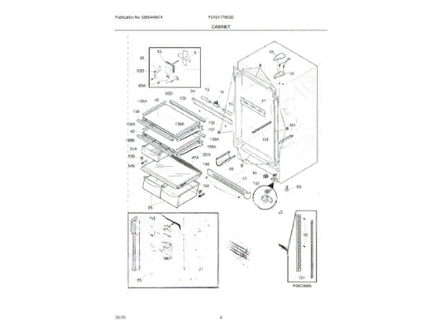 Frigidaire Freezer Clamp, Cap Tube , Cold Control 216823500