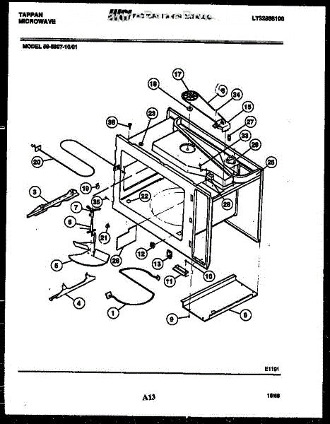 Frigidaire Microwave Support 5303091060