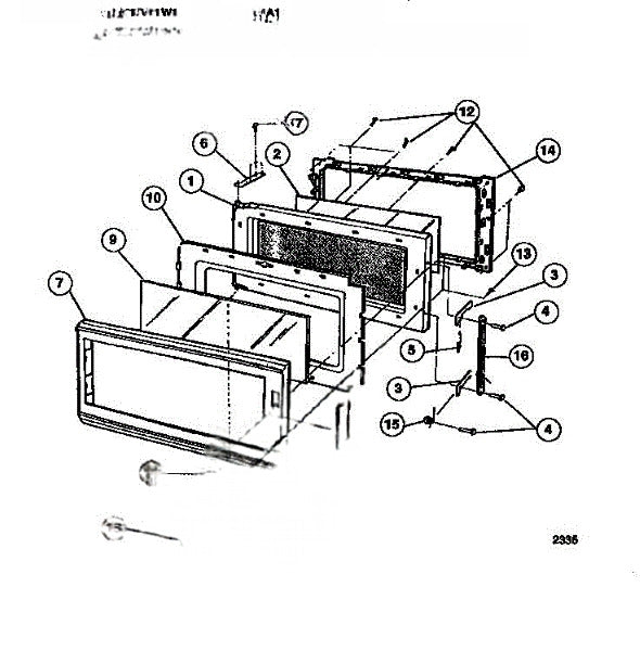 Frigidaire Microwave Latch 5303306983