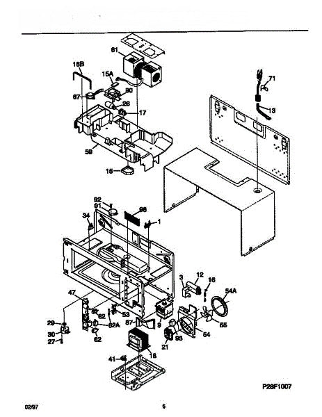 Frigidaire Microwave Transformer. H. V. 5303319555