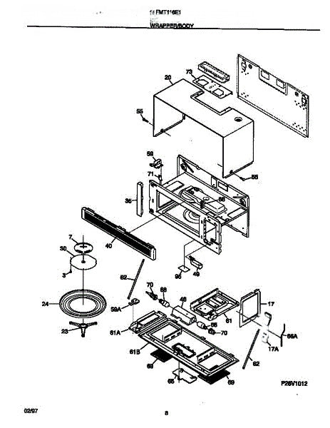 Frigidaire Microwave Trim-Frame, White, Left Side 5303319657