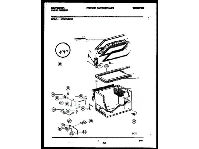 Frigidaire Freezer Panel-Outer Lid, White 5303925270