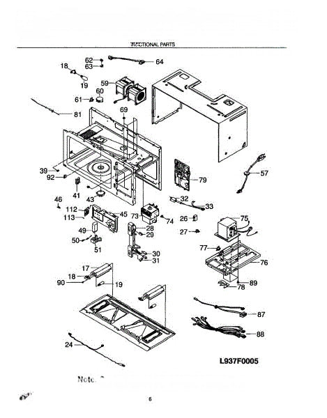 Frigidaire Microwave Receptacle`gas Sensor 5304408957