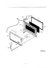 Frigidaire Microwave Panel`door `white `inner 5304409133