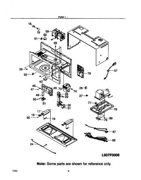 Frigidaire Microwave Filter`noise `assembly 5304417434