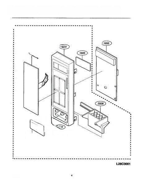 Frigidaire Microwave Window, Control Display 5304423425