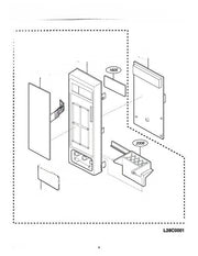 Frigidaire Microwave Button, Door Release , Stainless Steel 5304423428