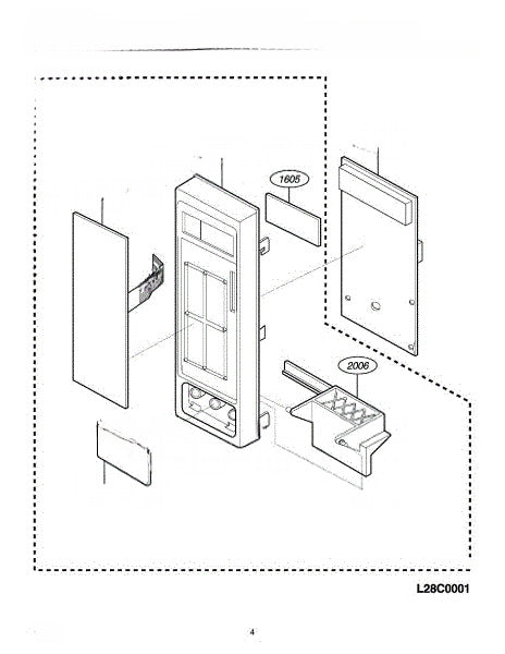Frigidaire Microwave Button, Door Release , Stainless Steel 5304423428