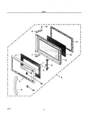 Frigidaire Microwave Frame`outer Door `bisque 5304423439