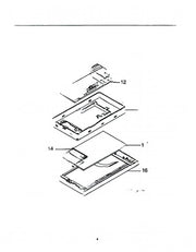 Frigidaire Microwave Frame`control Panel `bisque 5304423475