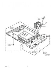 Frigidaire Microwave Plate, Xfmr Base 5304423495